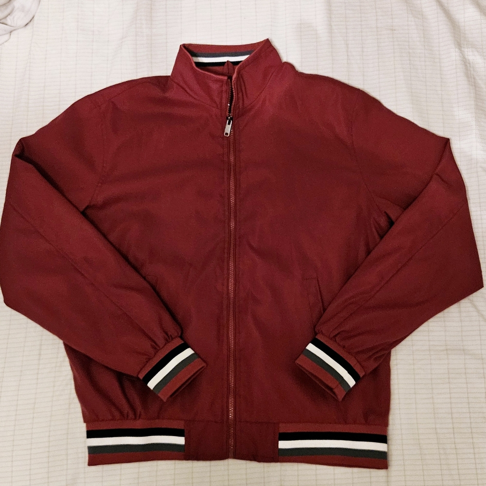 Men's Red Bomber Jacket